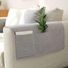 New Cotton and Linen Sofa Armrest Towel Four Season Anti Slip and Dustproof Armrest Pad Home Decoration Storage Remote Control Books