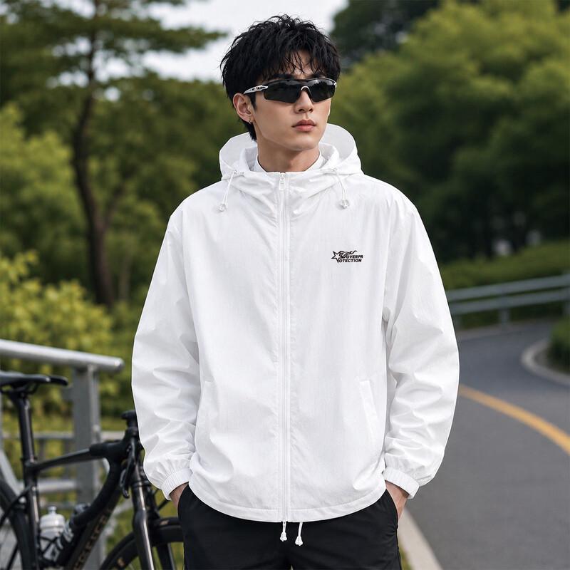 OVERPROTECTION Outdoor Lightweight Breathable Sun Protection Hooded Jacket