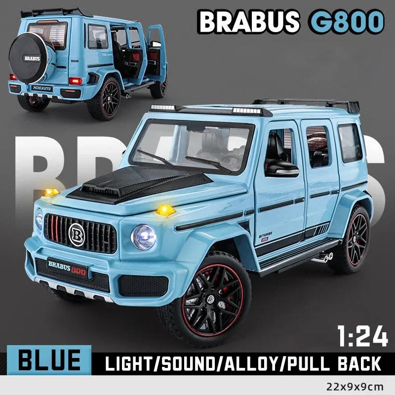 1:24 G800 High Simulation Diecast Metal Alloy Model car Sound Light Pull Back Collection Kids Toy Gift