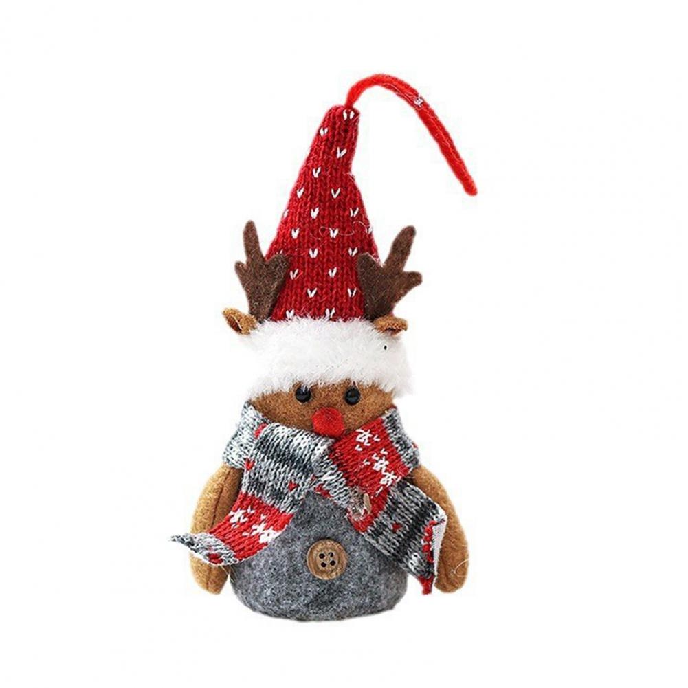 Christmas Gnome Hanging Ornaments with Lights Handmade Design with LED light for Shelf Table Fireplace Christmas Tree
