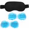 Meigan Nagoya Megane Eye Mask, Hot & Cold, Meo Ice (Hot & Ice Value Pack of 2 Gel Packs) 8885-01
