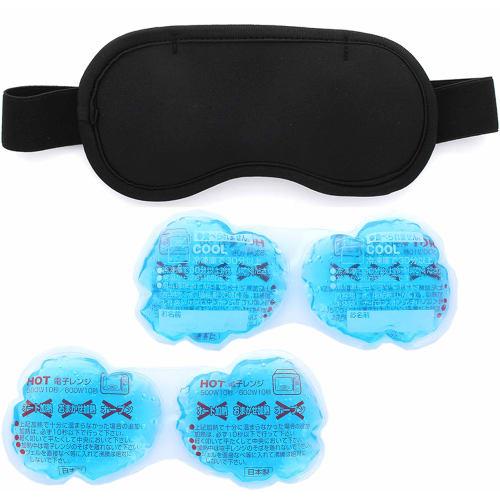 

Meigan Nagoya Megane Eye Mask, Hot & Cold, Meo Ice (Hot & Ice Value Pack of 2 Gel Packs) 8885-01