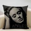 A-A-ADELE-S Ablum Cushion Cover Household Decoration Linen Sofa Cushion Cover: Skin-Friendly & Breathable with Invisible Zipper