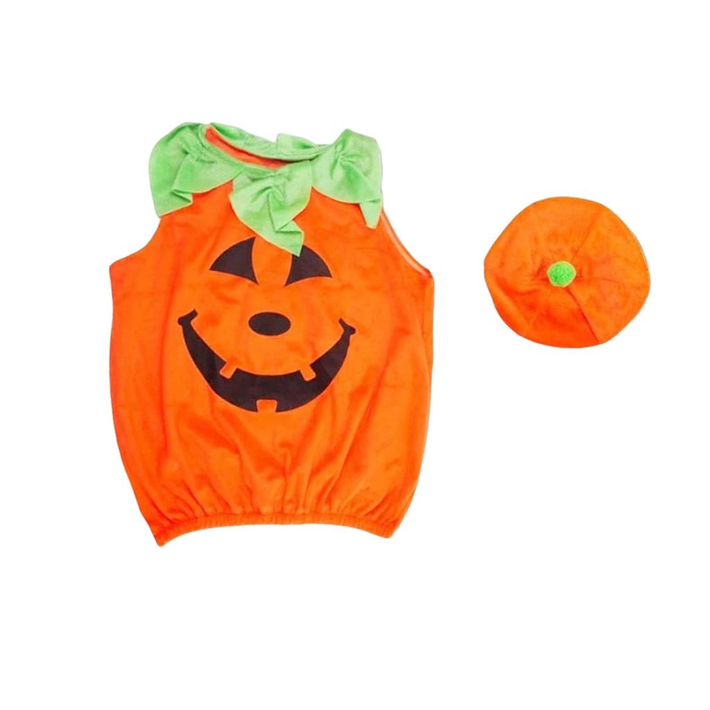 Baby Halloween Pumpkin Costume Cosplay for Fancy Dress Props
