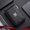 Car Carbon Fiber Leather Card Pack ID Credit Card Document Wallet For Honda Mugen Power Civic Accords CRV Hrv Jazz CBR VTEC VFR XK6