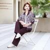 Women's 2026 Elegant Spring/Autumn Sportswear: Fashionable Mom Style Two-Piece Set for Middle-Aged & Elderly