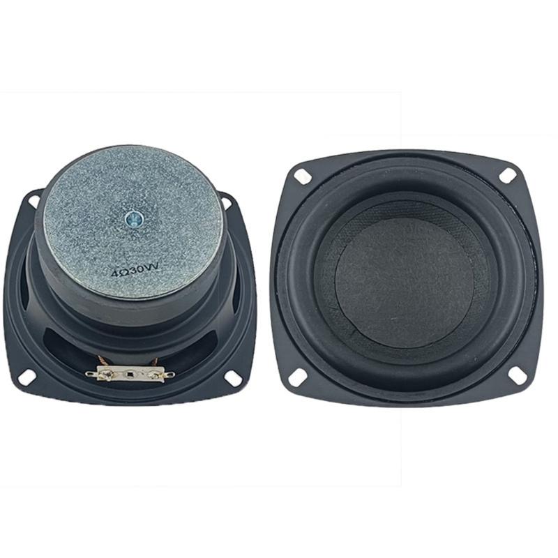 

1Set 4inch Full Frequency Speaker Perfect for DIY Projects Low Frequency Subwoofer Loudspeaker Tweeters 1
