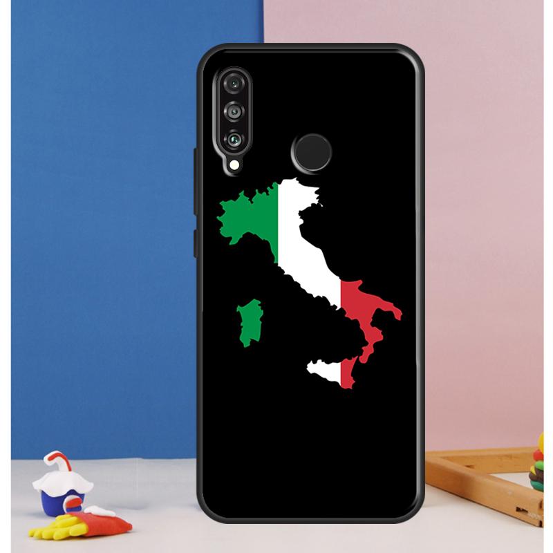 Italy Flag For Huawei Nova 12s 12i 11i 5T Y90 Y70 Y60 Y61 Y91 Y72 9 10 SE P60 Pro P20 P30 P40 Lite Case