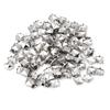 100pcs Square Rivet Metal Studs Spikes Nail Punk Shoes Belt Clothing Decor DIY