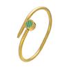 Roman Numeral Inlaid Stainless Steel Stone Bracelet - High-End Fashion Design