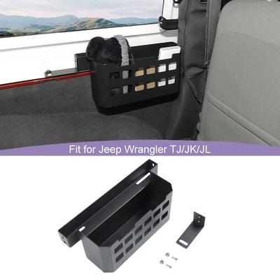 Car Tail Box Multifunctional Storage Box Organizer Metal Container For Jeep  Wrangler TJ JK JL Interior Stowing Tidying Accessories