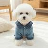 Thicken Four Legged Dog Clothes Warm Winter Dog Costume Cozy Dog Jumpsuit  Outdoor Activities