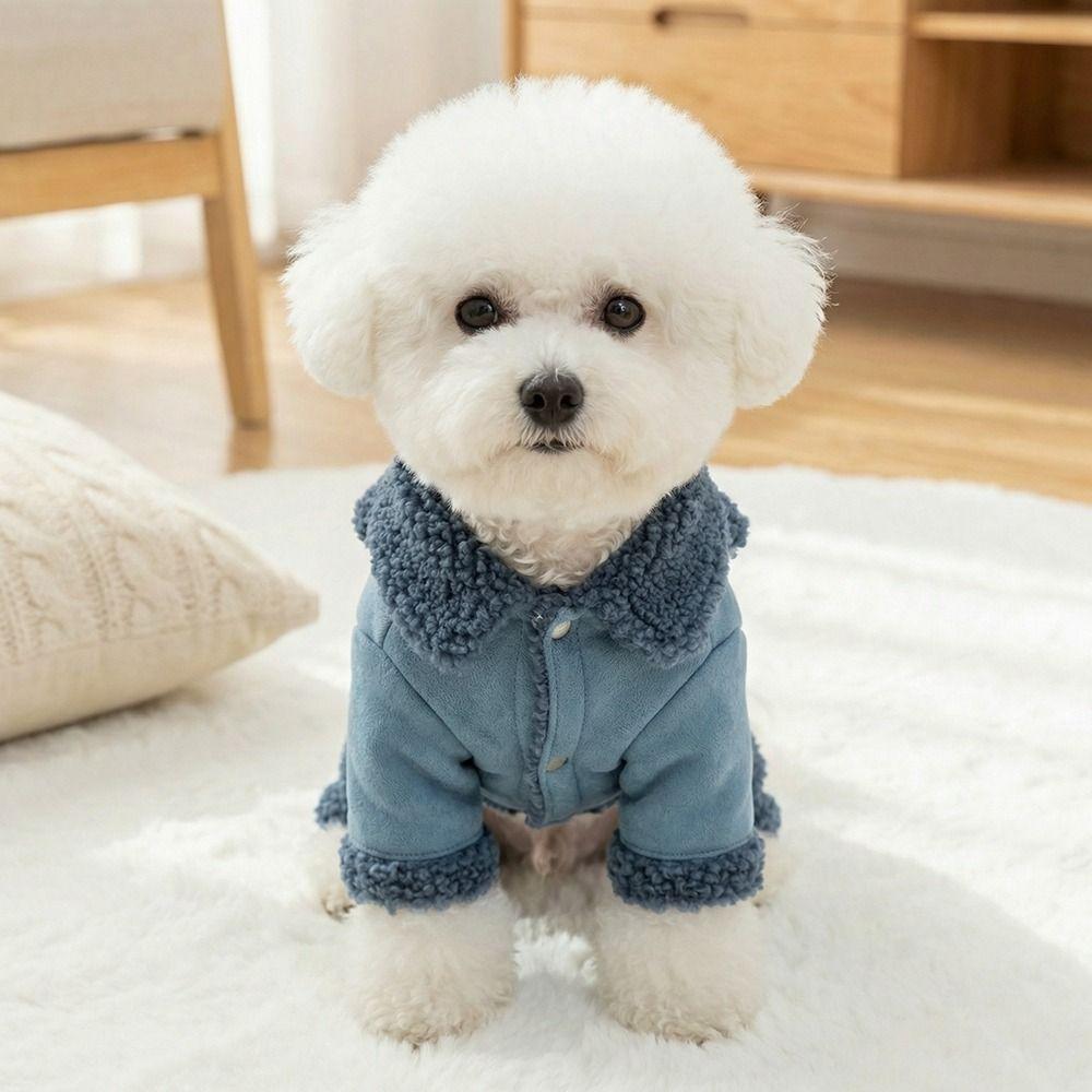 Thicken Four Legged Dog Clothes Warm Winter Dog Costume Cozy Dog Jumpsuit Outdoor Activities