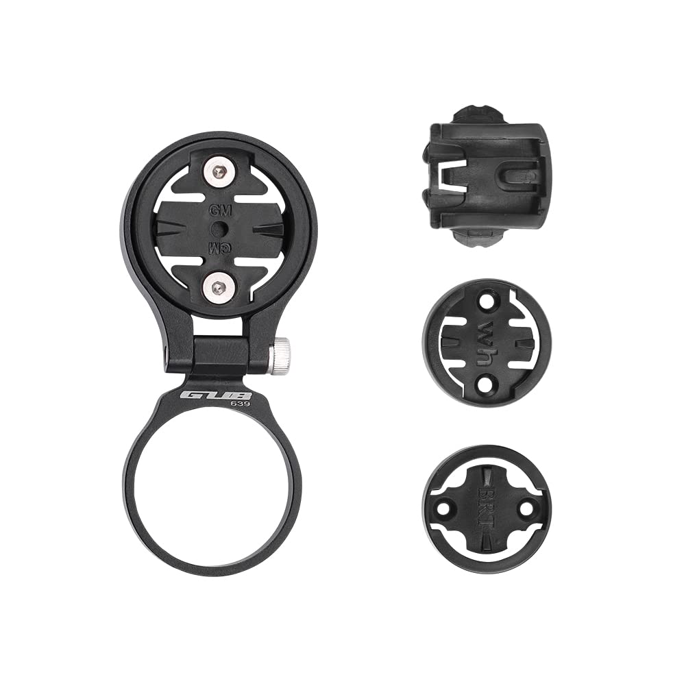 GUB 639 Bike Computer Stem Top Cap Mount Bicycle Computer Angle Adjustable Holder Compatible for Garmin Edge Wahoo Bryton Cateye