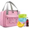 Insulated Lunch Bags for Women, Leakproof Wide Open Lunch Bag Reusable Lunch Cooler Bag, High Capaci