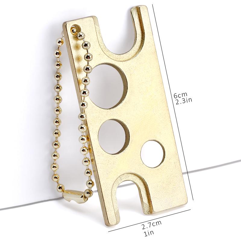 Stainless steel Caps Opener for Universal Eyelash Glue Replacement Bottle Mouth Head Anti-blocking Eyelash Tool
