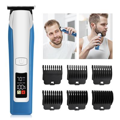 Men's Electric Hair Clipper Cordless Beard Trimmer Cutting Machine Detachable Blade Hair Trimmer Detachable Blad Rechargeable