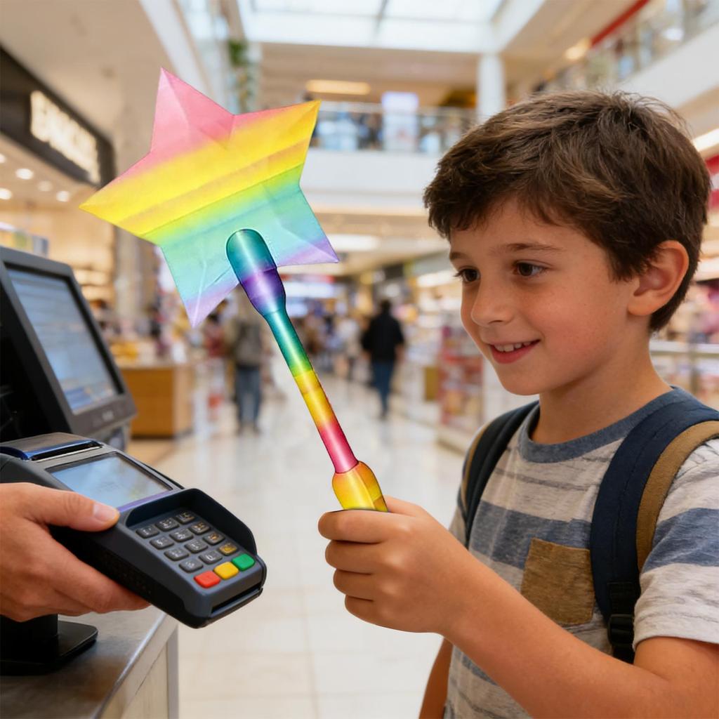 3D Printed Starlight Wand Contactless Payment Card Holder