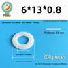 Thickened Nylon Plastic Flat Washer: Hard Plastic Gasket M2-M16