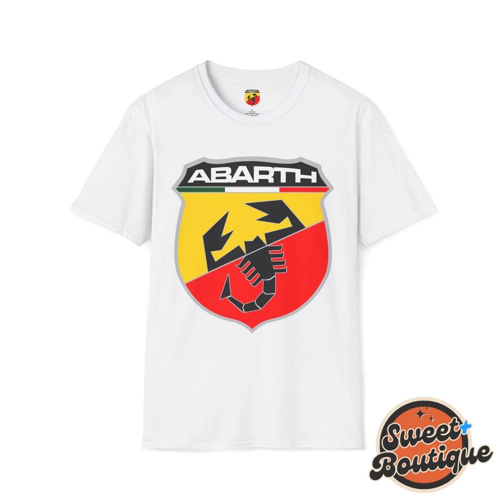 Fiat Abarth Logo T Shirt, Italian Beauty Abarth Shirt, Gift for Boys