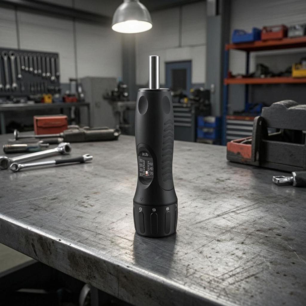 Adjustable Torsion Screwdriver 10-70 in.lb with Bits Easy To