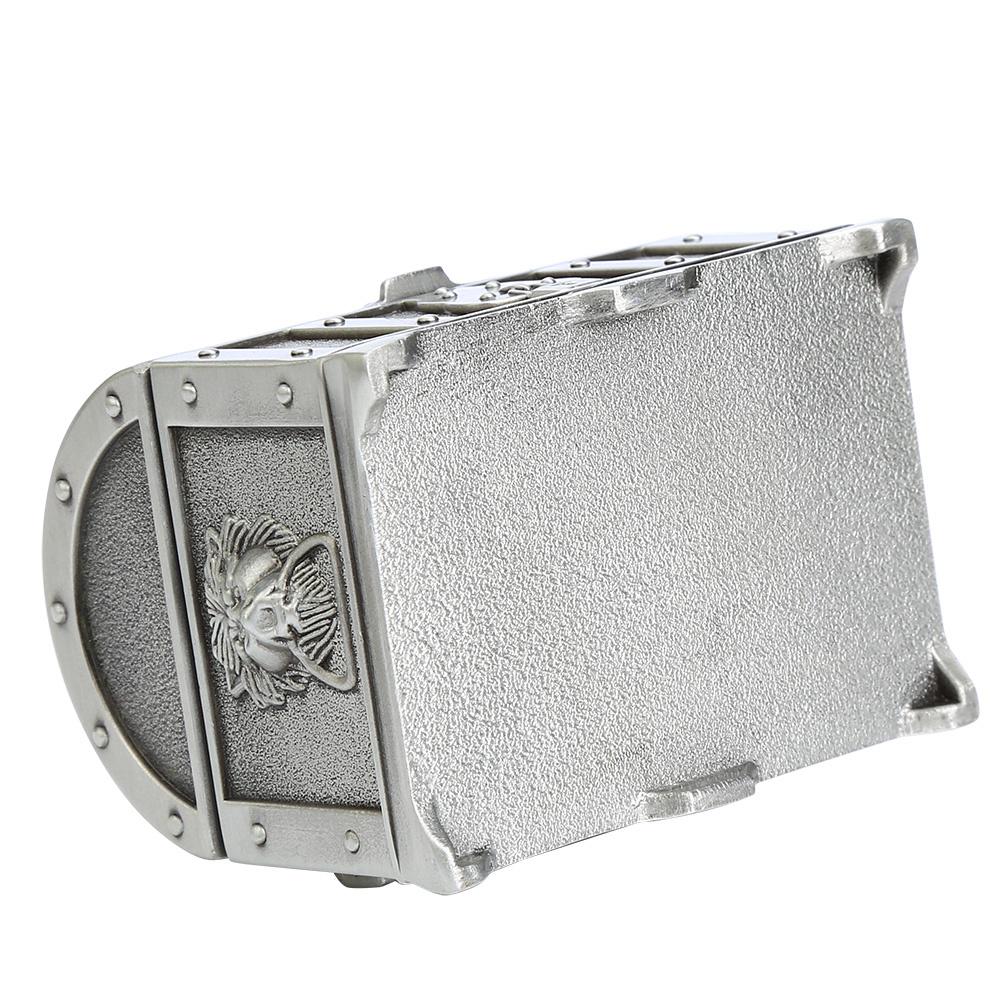 Antique Small Pirate Treasure Chest Wedding Jewelry Gift Box Zinc Alloy Storage Case