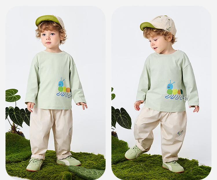 Mini Balabala Boys' and Girls' Baby Pants Spring New Product