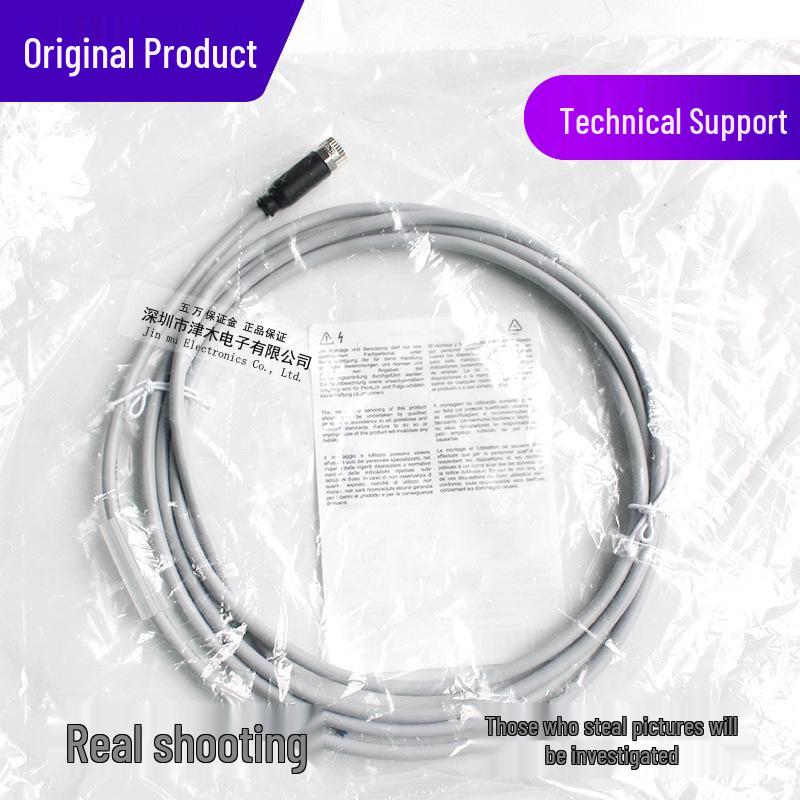 YF8U13 M8 3-Pin Cable Connector, 2m Straight Plug