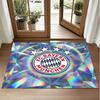 FC Bayern München Design Kristall-Samt Teppich Weiche Dekorationsmatte für Schlafzimmer Eingang