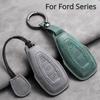 Autoschlüsselhülle Abdeckung Für Ford Puma Grand C Max Focus Mondeo Kuga Fiesta Ecosport Transit Kuga Leder Autoschlüssel Schale Zubehör