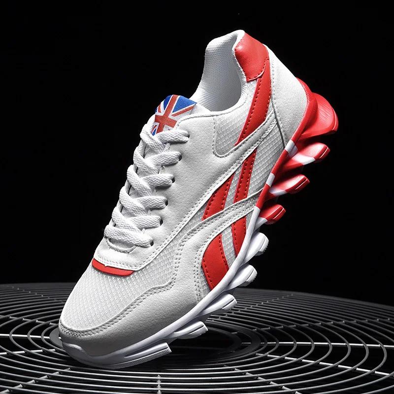 Modne męskie sneakersy Oddychające męskie buty do biegania Amortyzujące męskie buty na platformie Lekkie Duży rozmiar Męskie buty sportowe