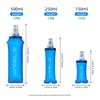 WRELS Running Water Bottle Soft Flask Folding Collapsible Water Bottle TPU BPA-Free Camping Hiking Travel Folding Water Bottle