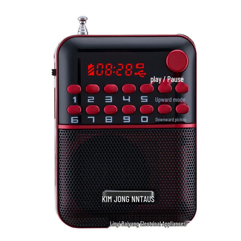 Jinzheng S61 Portable FM Radio & Speaker with Card-Playing Function for High Volume Audio
