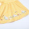 2025 Summer Knit Embroidered Girls' Dress - European & American Style