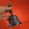 Handmade Nepal Five Vajra Bell Buddhist Ritual Instrument Clear Ringing Bronze Copper Bell