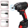 AC 110-240V 520NM 1/2 Inches Max, Brushless Impact Wrench 288VF  Li-ion Electric Wrench with 2 Batteries for Battery