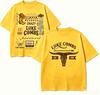 Luke Combs Für Fan Geschenk T-Shirt Unisex Unisex Harajuku Oversized Unisex Kurzarm Streetwear Hohe Qualität Paare Bequem Weich