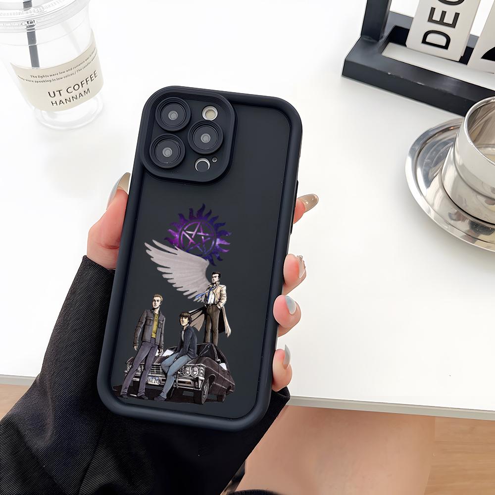 

Supernatural Tv Show Phone Case Soft Silicone For IPhone 17 16 15 14 13 12 Mini 11 Pro Max Plus Camera Lens Protection Cover iPhone17 Pro