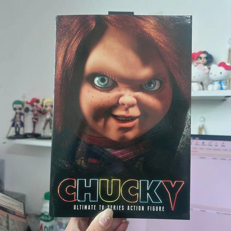 

Good Guys Ultimate Chucky 2 Doll Child s Play ПВХ фігурка модель іграшки спільний рухомий подарунок для дітей color box