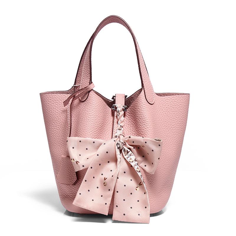 Новая сумка-тоут из коровьей кожи и сумка-корзина для овощей 14