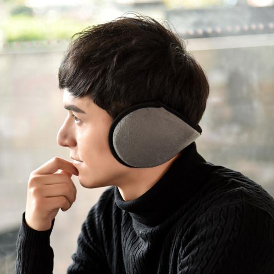 Men Ear Covers Thicken Plush Collapsible Highly Warm Ear Warmers for Outdoor