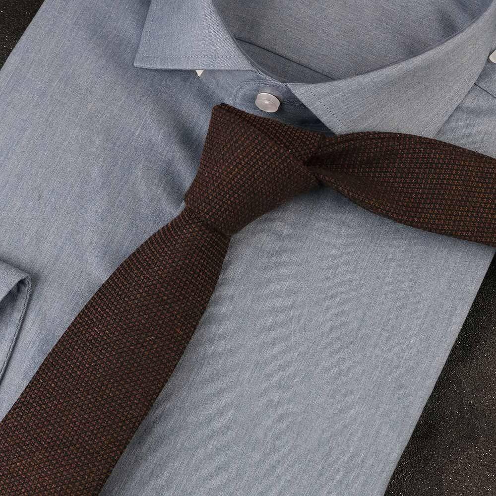 Classic Lattice Tie 6cm Width Necktie Fashion Shirt Accessories Men Women