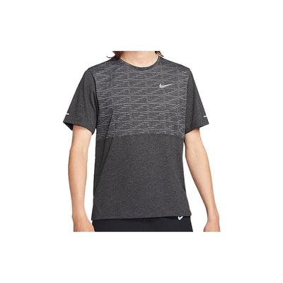 T-shirt de Course à Séchage Rapide Respirant avec Imprimé Logo Homme Tops Gris DR8763-032