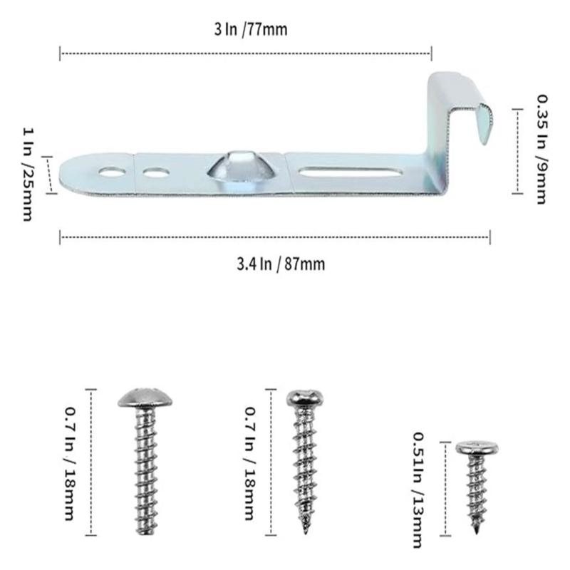 DD94-01002A Adjustable Dishwasher Installation Bracket Dishwasher Replacement Mounting Part for AP4450818 2077601