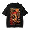 Japanese Anime-style T-shirts Include Streetwear Hip-hop Style Retro T-shirts Short-sleeved Shirts Clothing