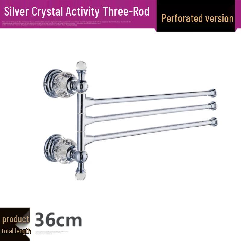 European Crystal Bathroom Towel Rack