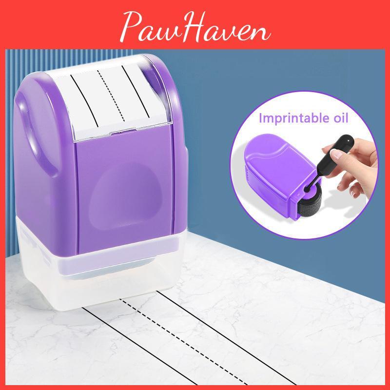Dashed Practice Lines Handwriting Roller Stamp Self Inking Line Rolling Stamp Teacher Stamp