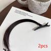2Pcs Funny Silly Hair Clip Female Anime Cosplay Wig Small Braid Side Bangs Duckbill Clip Side Clip Cute Hair Accessories Gifts