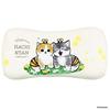 MORIPiLO Low Rebound Cushion Lumbar Pillow Mofusand Hachinyan (mini Relax Pillow) Skin-friendly Fluffy Texture Goods Plush Toy Nap Yellow 15x30x8cm