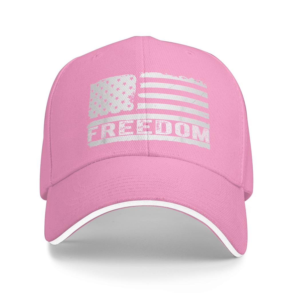 Summer Flag Freedom CHARLIE KIRK Baseball Cap Tennis Skate Y2k Retro Custom DIY Sun Hip Hop Hats Unisex Breathable Snapback Cap
